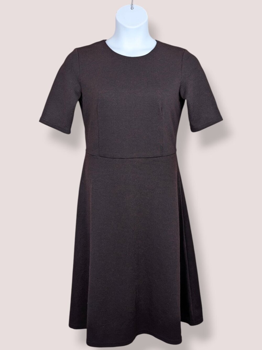 Ostin Red & Black A-Line Dress